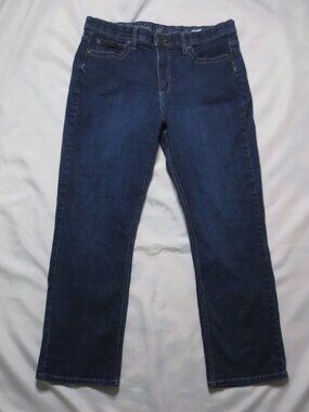LEE womens JEANS blue COMFORT WAISTBAND denim HIGH WAIST SIZE 16 SHORT